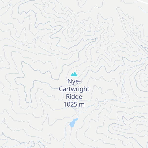 Map of Nye-Cartwright Ridge