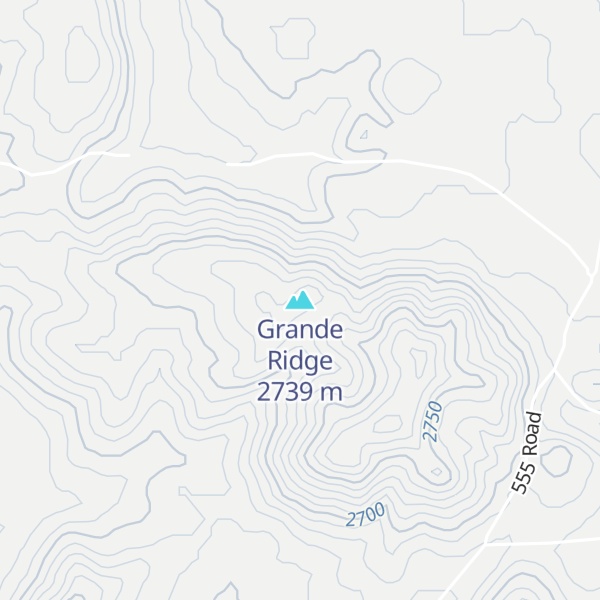 Map of Grande Ridge