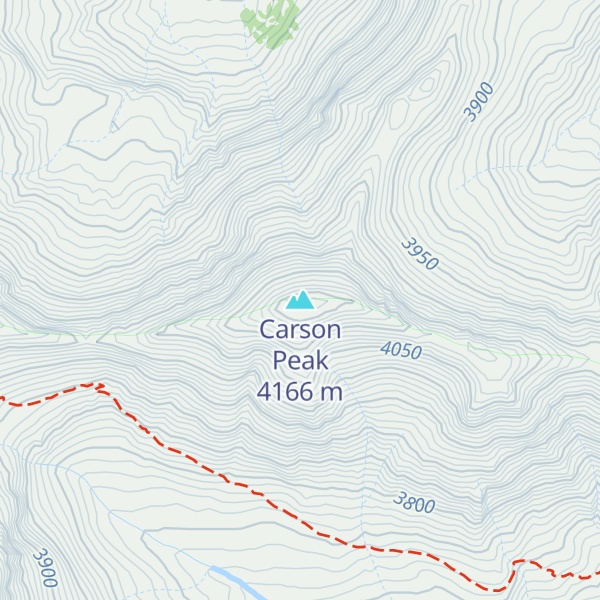 Map of Carson Peak