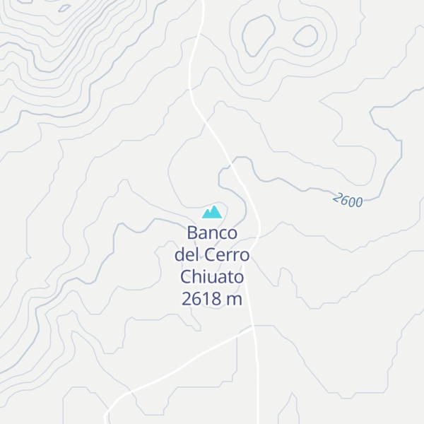 Map of Banco del Cerro Chiuato