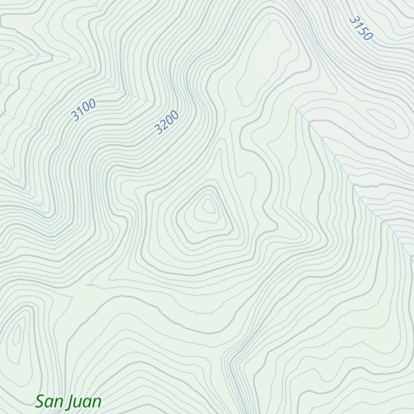 Map of Slide Mountain