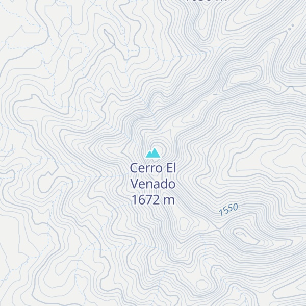 Map of Cerro El Venado