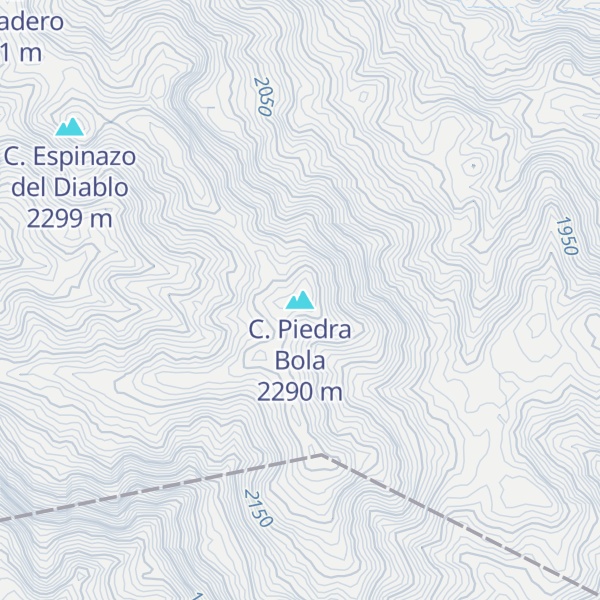 Map of C. Piedra Bola