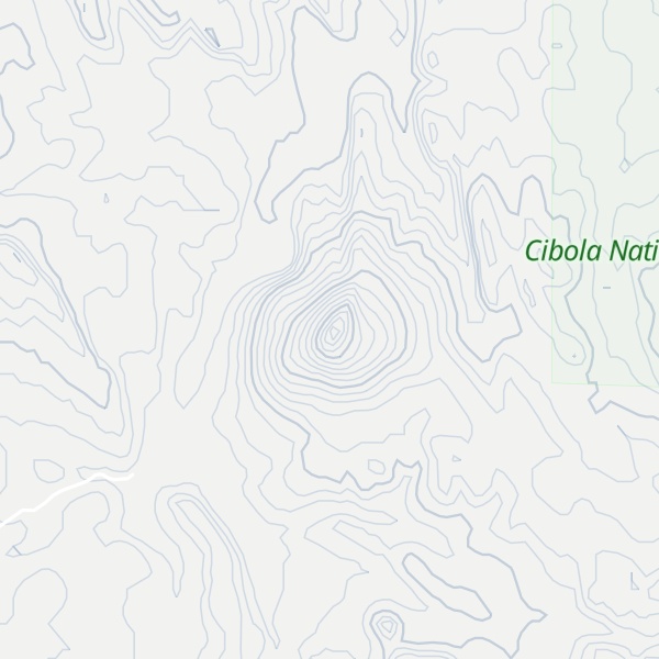 Map of La Cruz Peak