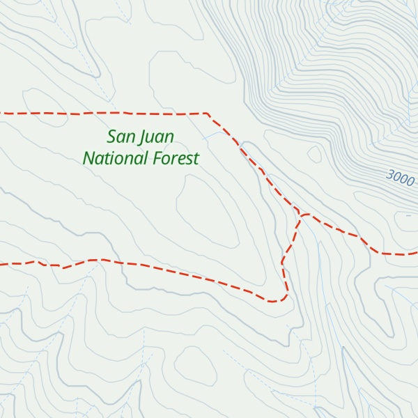 Map of Baldy Mountain