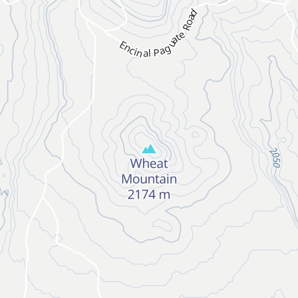 Map of Wheat Mountain