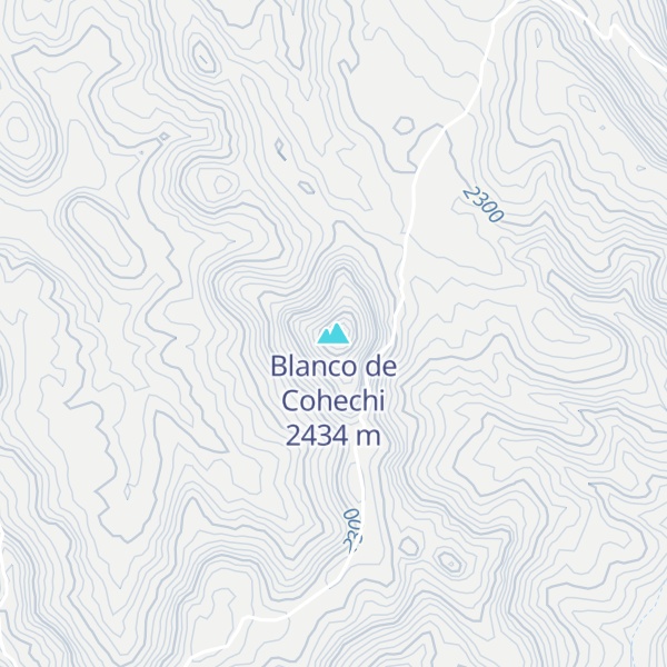 Map of Blanco de Cohechi