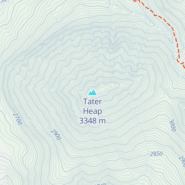 Map of Tater Heap