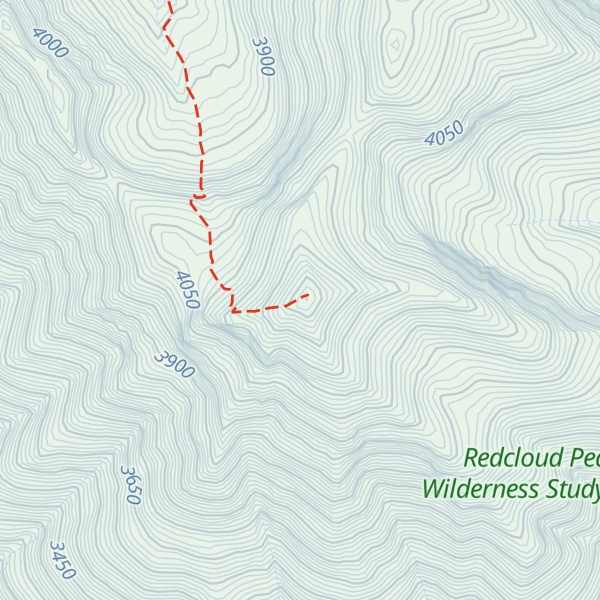 Map of Sunshine Peak