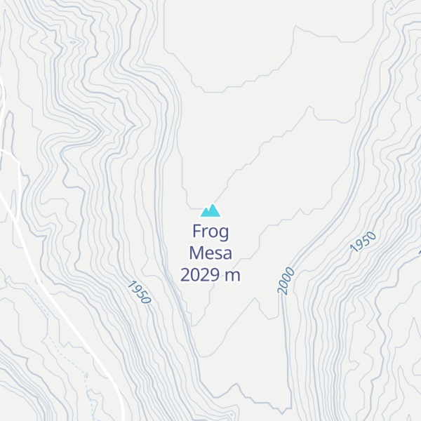 Map of Frog Mesa