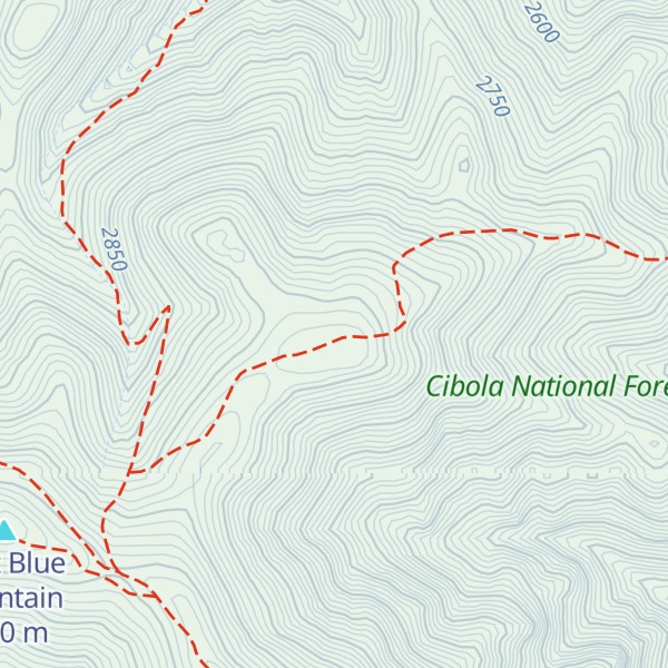 Map of Teepee Peak
