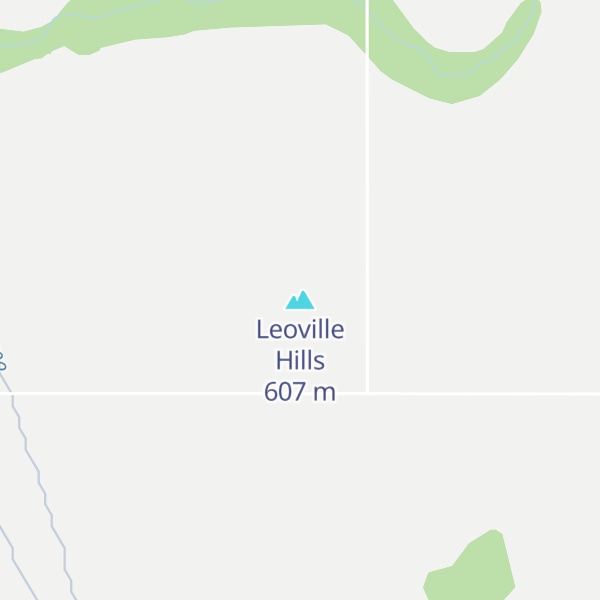Map of Leoville Hills