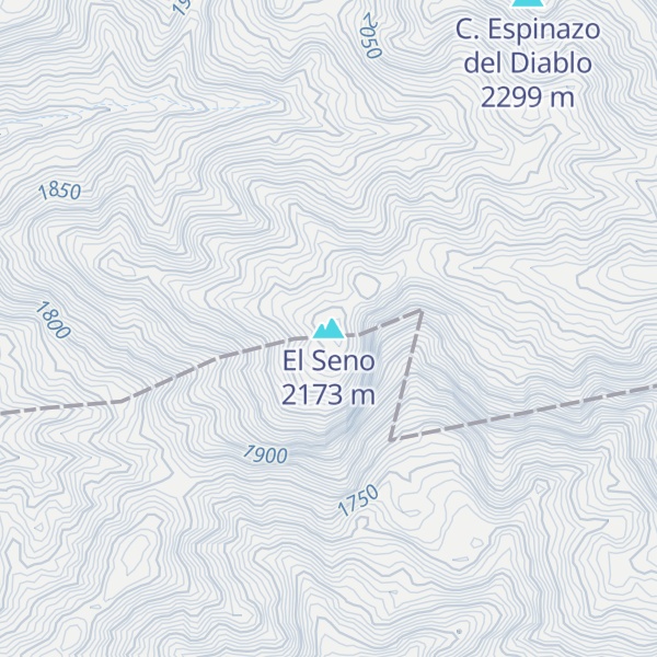 Map of El Seno