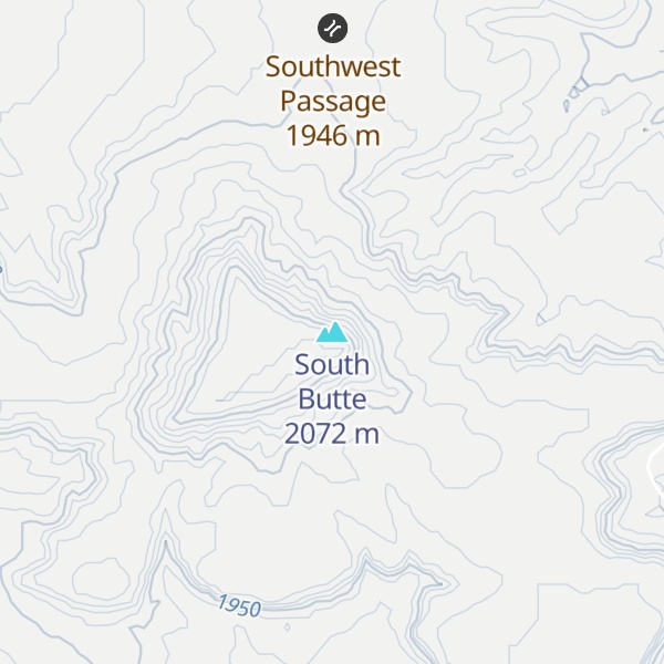 Map of South Butte