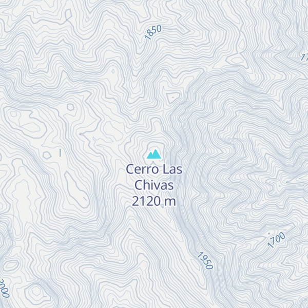 Map of Cerro Las Chivas