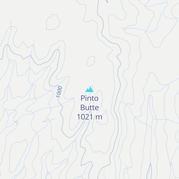 Map of Pinto Butte