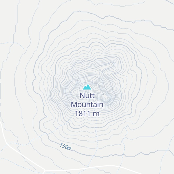 Map of Nutt Mountain