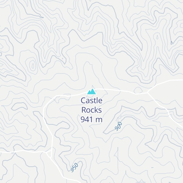 Map of Castle Rocks