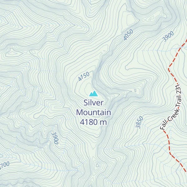 Map of Silver Mountain