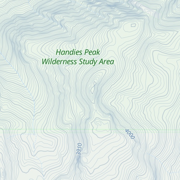 Map of Quarter Peak
