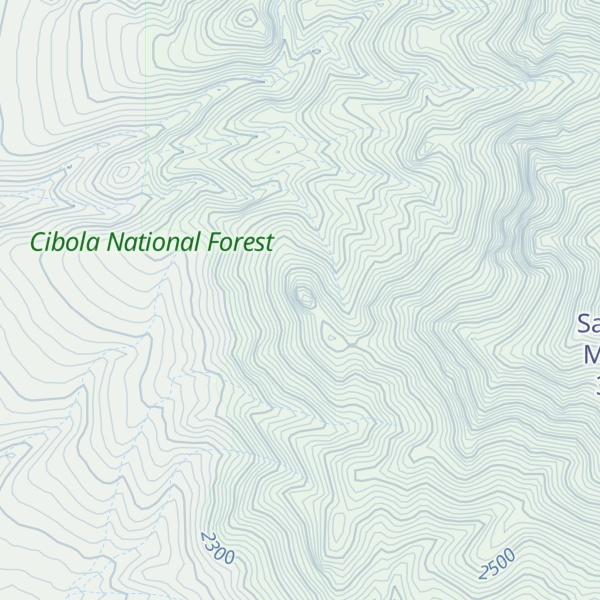 Map of Biscuit Knob