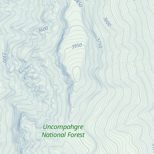 Map of Sheep Mountain