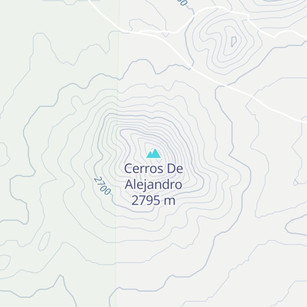 Map of Cerros De Alejandro