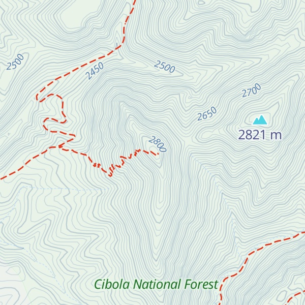 Map of Holdup Mountain