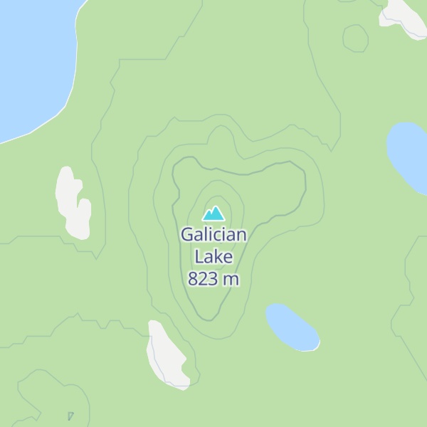 Map of Galician Lake