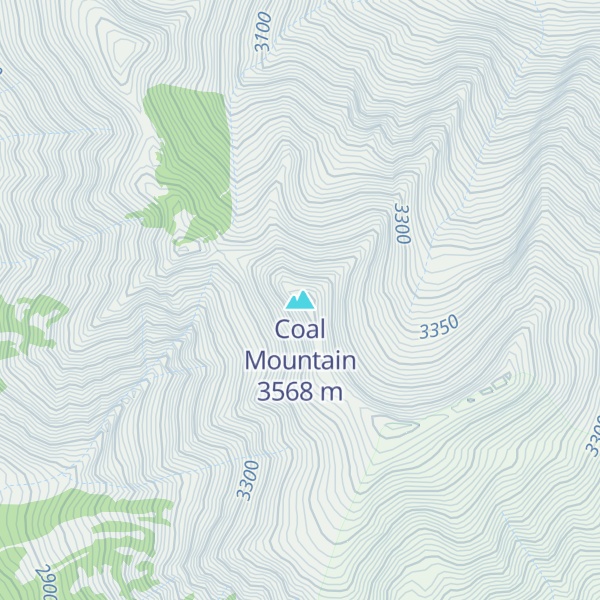 Map of Coal Mountain