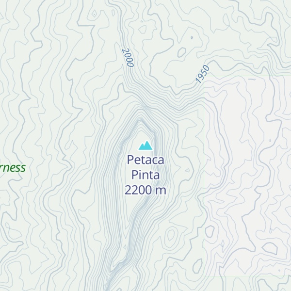 Map of Petaca Pinta