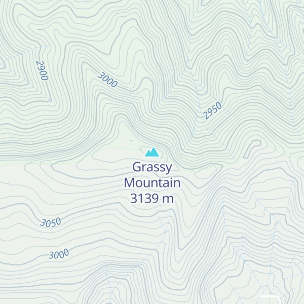 Map of Grassy Mountain