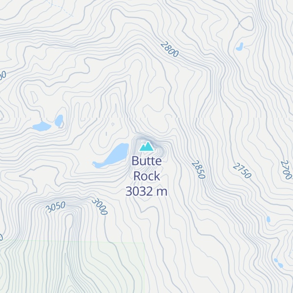 Map of Butte Rock