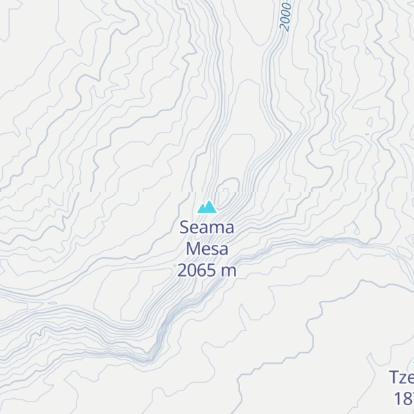Map of Seama Mesa