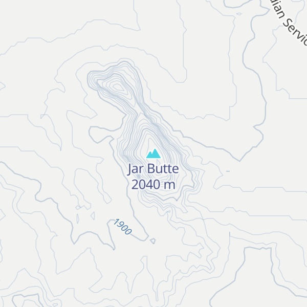 Map of Jar Butte