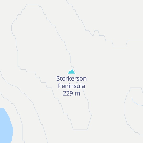 Map of Storkerson Peninsula