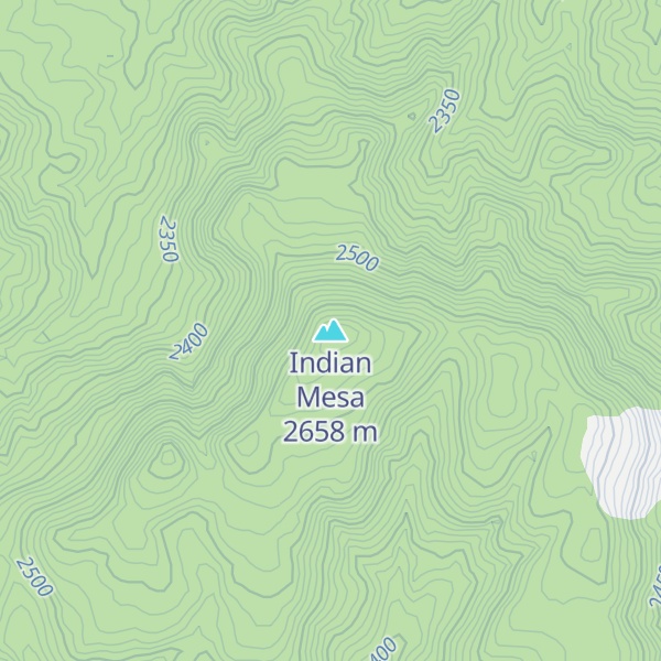 Map of Indian Mesa