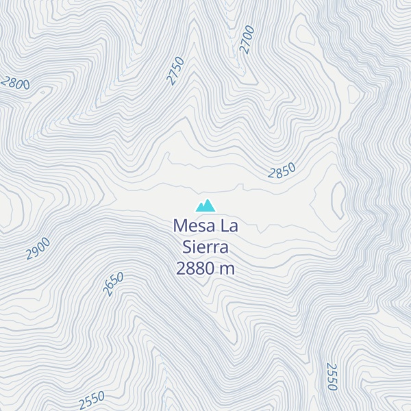 Map of Mesa La Sierra
