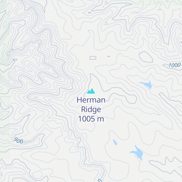 Map of Herman Ridge