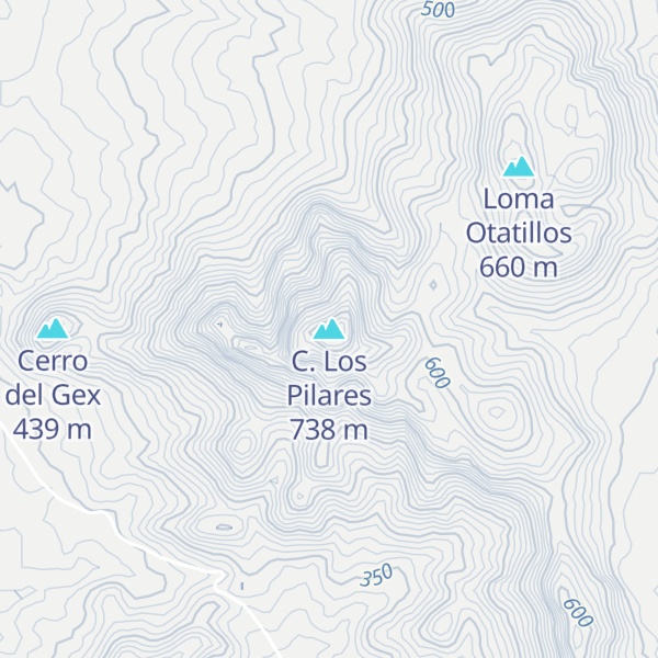 Map of C. Los Pilares