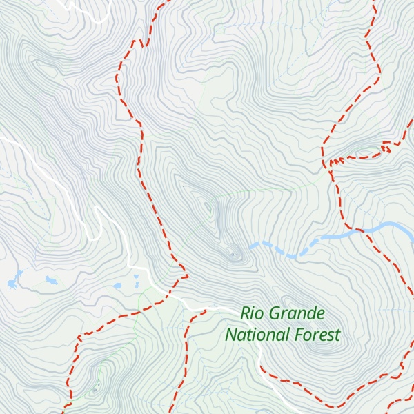 Map of Canby Mountain