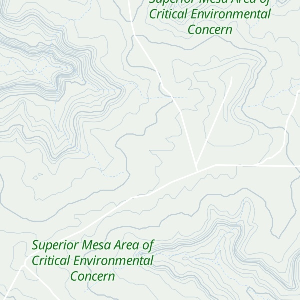 Map of Superior Mesa