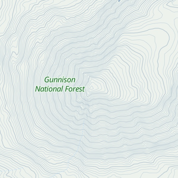 Map of Landsend Peak