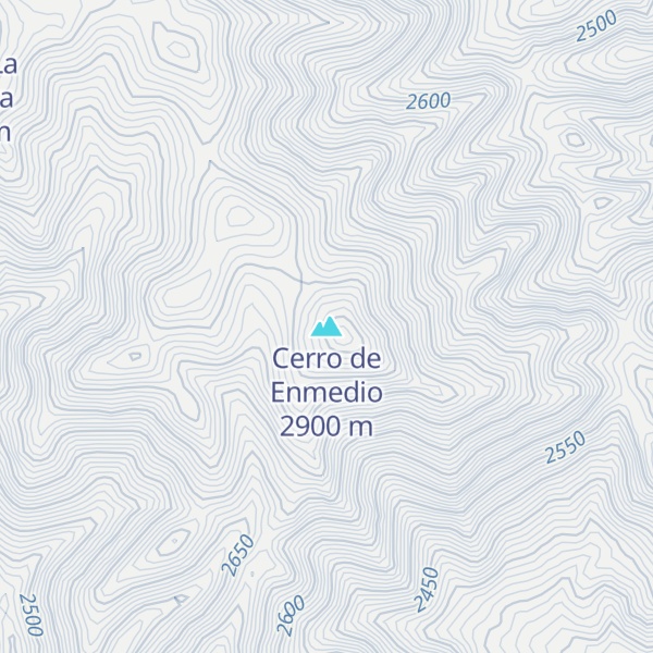 Map of Cerro de Enmedio