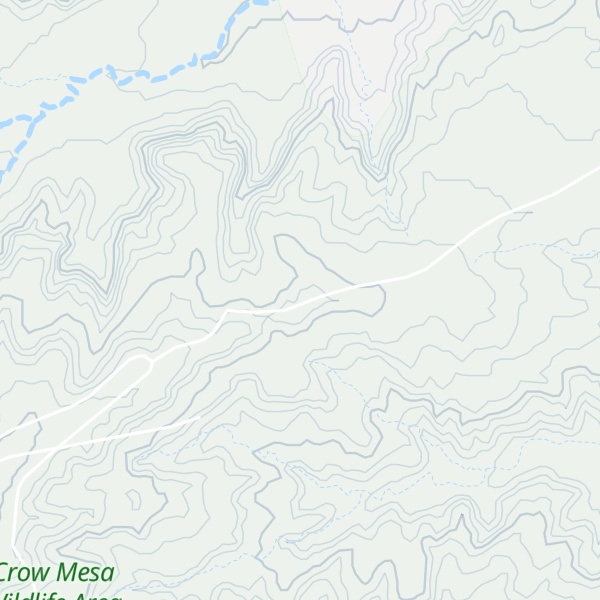Map of Blue Mesa