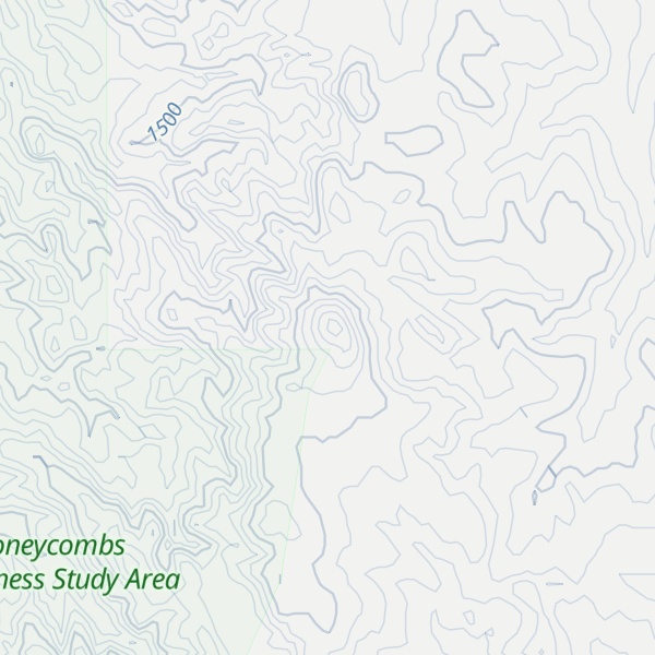 Map of Middle Butte