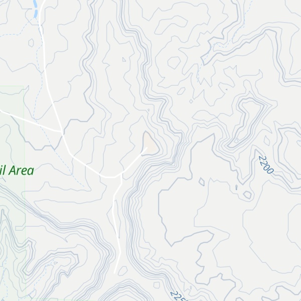 Map of Lybrook Peak