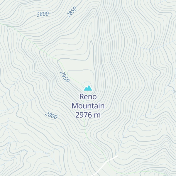 Map of Reno Mountain