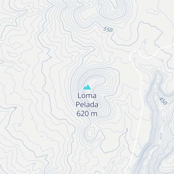 Map of Loma Pelada