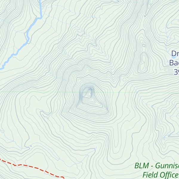 Map of Wildhorse Peak
